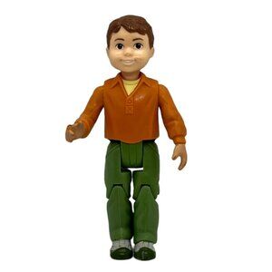 2006 Mattel Loving Family Dollhouse Boy With Orange Shirt & Green Pants